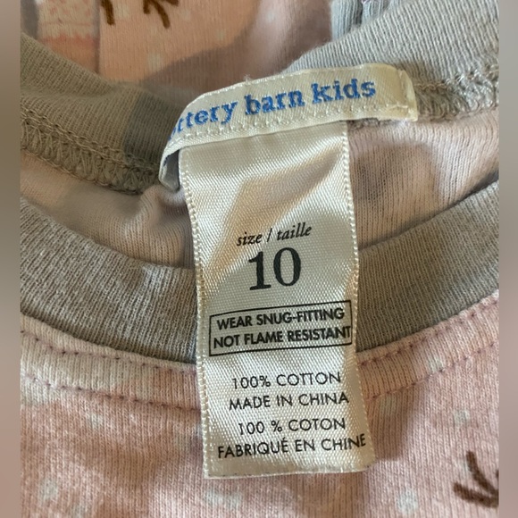 Pottery Barns Kids PJ size 10 - Picture 2 of 2